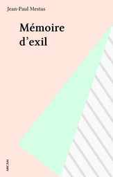 Mémoire d'exil