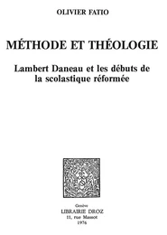 Méthode et théologie