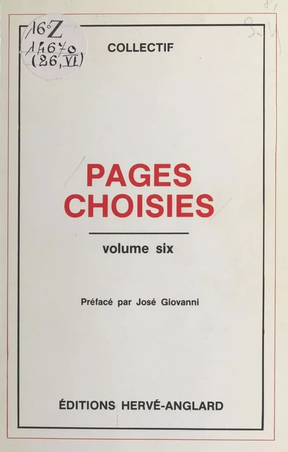 Pages choisies - Suzanne Prou - FeniXX réédition numérique