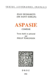 Aspasie : comédie