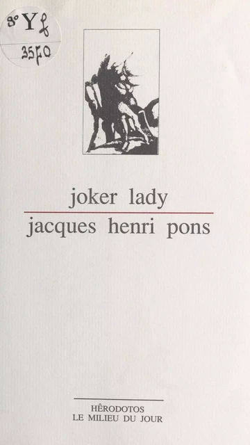 Joker lady - Jacques Henri Pons - FeniXX réédition numérique