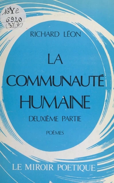 La communauté humaine - Richard Léon - FeniXX réédition numérique