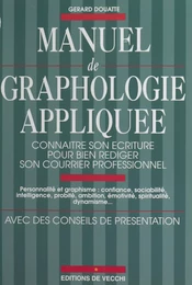 Manuel de graphologie appliquée