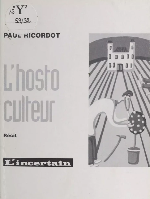 L'hostoculteur - Paul Ricordot - FeniXX réédition numérique