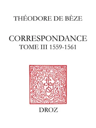 Correspondance