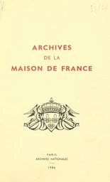 Archives de la Maison de France, branche d'Orléans (4)