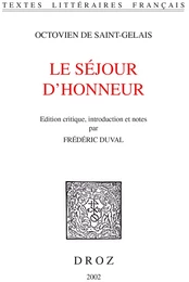 Le Séjour d'honneur