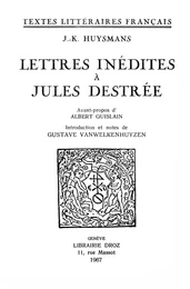 Lettres inédites à Jules Destrée