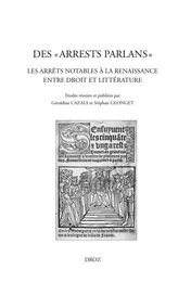 Des "arrests parlans"