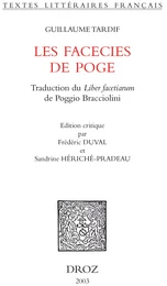 Les Facecies de Poge : traduction du "Liber Facetiarum" de Poggio Bracciolini