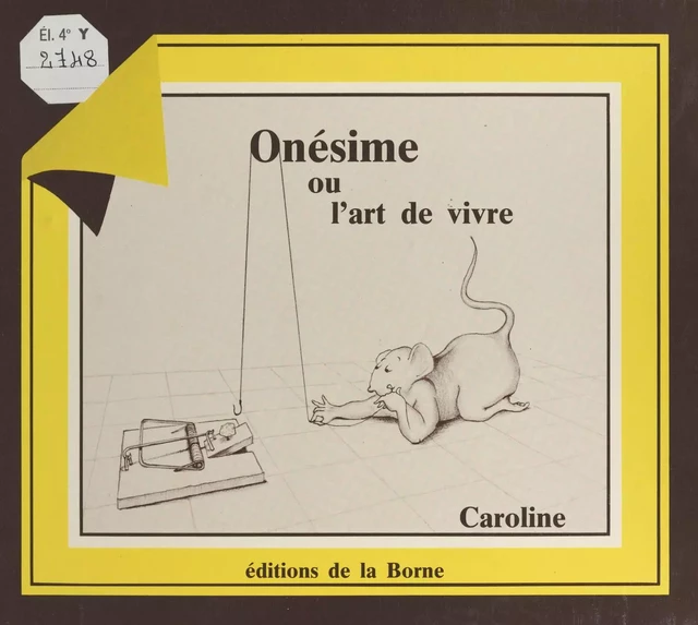 Onésime ou L'art de vivre -  Caroline - FeniXX réédition numérique