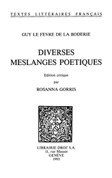 Diverses Meslanges poetiques