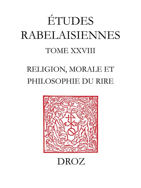 Rabelais et le mariage - Michael A. Screech, Ann Bridge - Librairie Droz