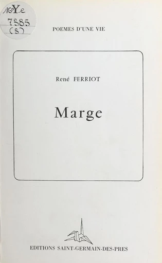 Marge - René Ferriot - FeniXX réédition numérique