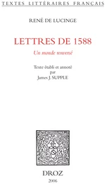 Lettres de 1588 : un monde renversé