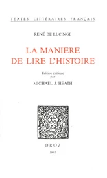 La Manière de lire l'histoire