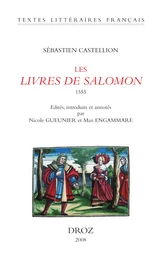 Les Livres de Salomon : Proverbes, Ecclésiaste, Cantique des cantiques 1555