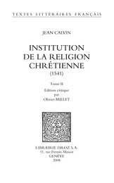 Institution de la religion chrétienne (1541)