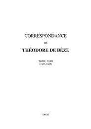 Correspondance