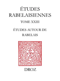 Etudes autour de Rabelais