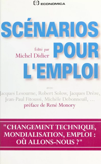 Scénarios pour l'emploi -  - FeniXX réédition numérique