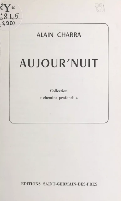 Aujour'nuit - Alain Charra - FeniXX réédition numérique