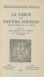 La Farce du pauvre Jouhan