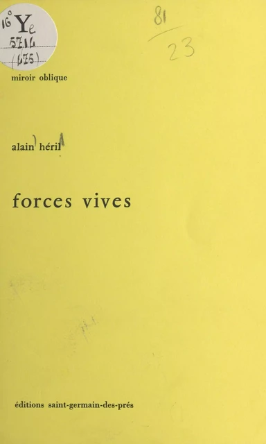 Forces vives - Alain Héril - FeniXX réédition numérique