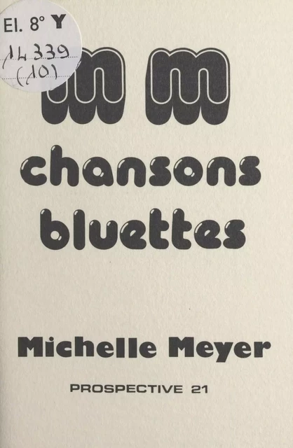 Chansons bluettes - Michelle Meyer - FeniXX réédition numérique