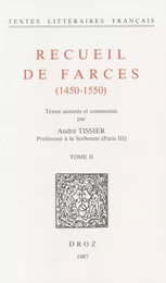 Recueil de farces (1450-1550)