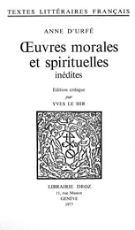 Œuvres morales et spirituelles inédites