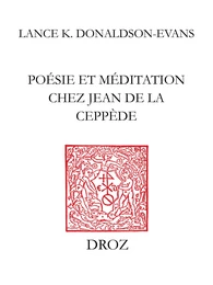 Poésie et méditation chez Jean de La Ceppède