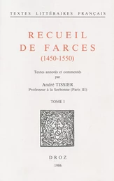 Recueil de farces (1450-1550)