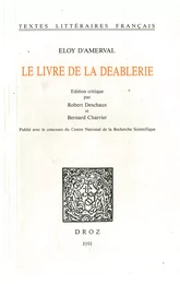 Le Livre de la Deablerie