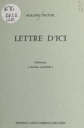 Lettre d'ici