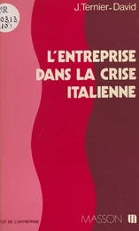 L'entreprise dans la crise italienne : vers de nouvelles relations industrielles ?