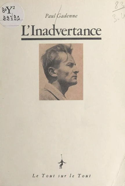 L'inadvertance - Paul Gadenne - FeniXX réédition numérique