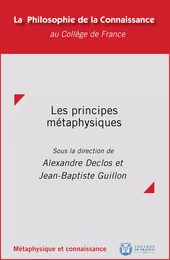 Les principes métaphysiques