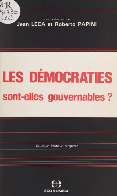 Les démocraties sont-elles gouvernables ? - Jean Leca - FeniXX réédition numérique