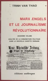 Marx, Engels et le journalisme révolutionnaire