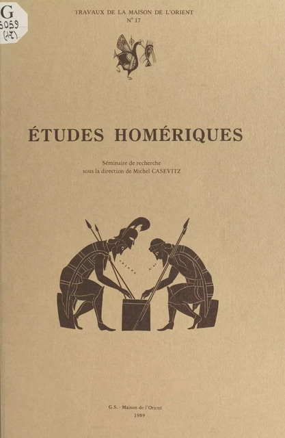 Études homériques -  - FeniXX réédition numérique