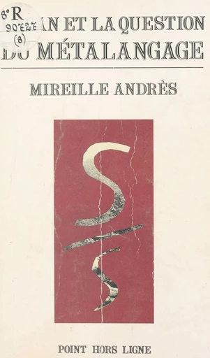 Lacan et la question du métalangage - Mireille Andrès - FeniXX réédition numérique