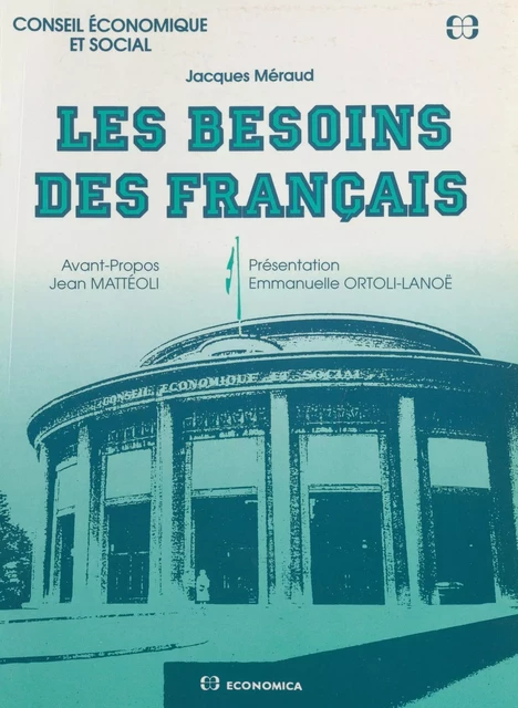 Les besoins des Français - Jacques Méraud - FeniXX réédition numérique