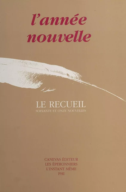 L'année nouvelle : le recueil -  - FeniXX réédition numérique