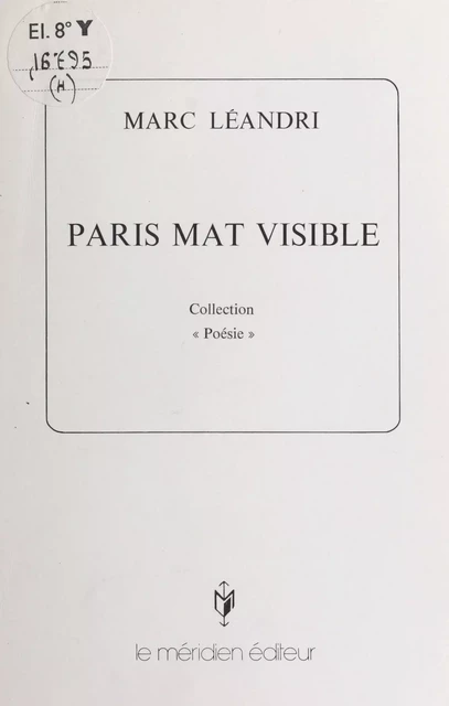 Paris mat visible - Marc Léandri - FeniXX réédition numérique