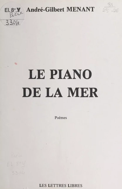 Le piano de la mer - André Gilbert Menant - FeniXX réédition numérique