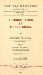 Administration et monde rural