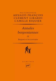 Annales bergsoniennes, IX