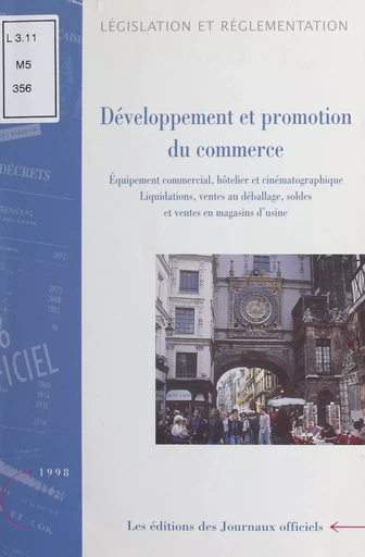 Développement et promotion du commerce -  Conseil d'État - FeniXX réédition numérique