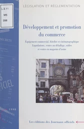 Développement et promotion du commerce